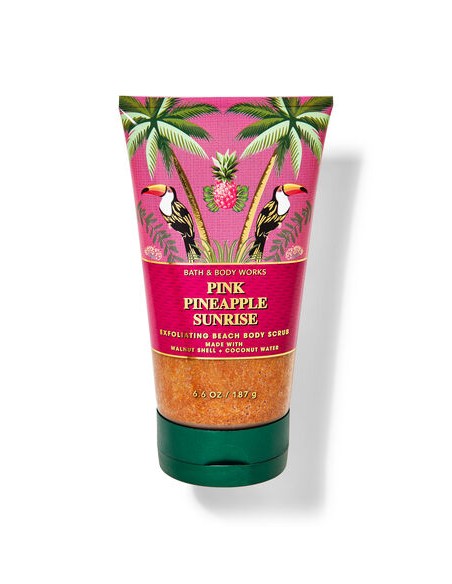 Bath & Body Works Exfoliating Beach Body Scrub "Pink Pineapple Sunrise"