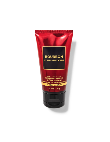 Bath And Body Works Men's Travel Size Ultimate Hydration Body Cream "Bourbon"