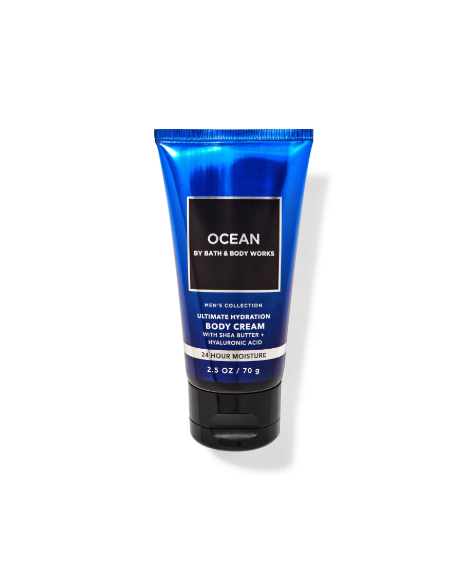 Bath And Body Works Men's Travel Size Ultimate Hydration Body Cream "Ocean"