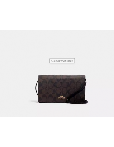 Coach "Anna Foldover Clutch Crossbody...